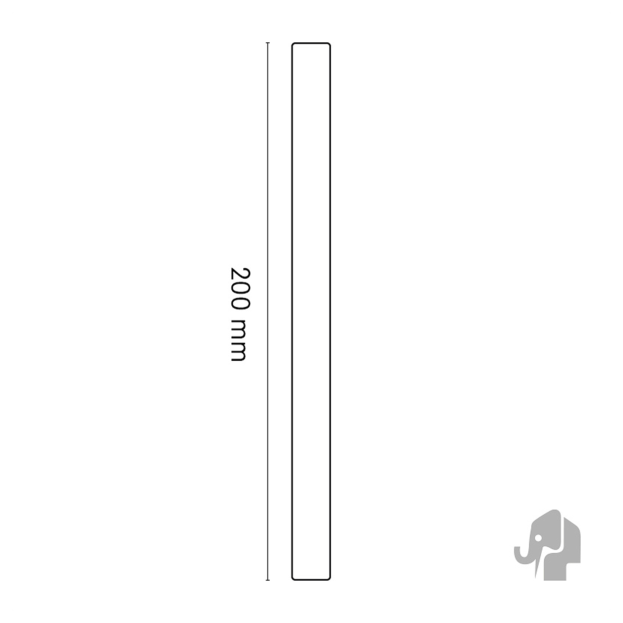 Elephant Vezelcement Potdeksel Lichtgrijs 280cm – 5 st.